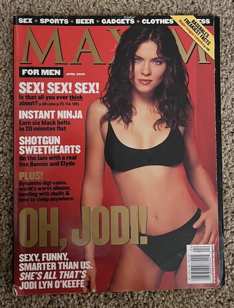 APRIL 2000 Maxim MAGAZINE #28; OH JODI/ JODI LYN O'KEEFE