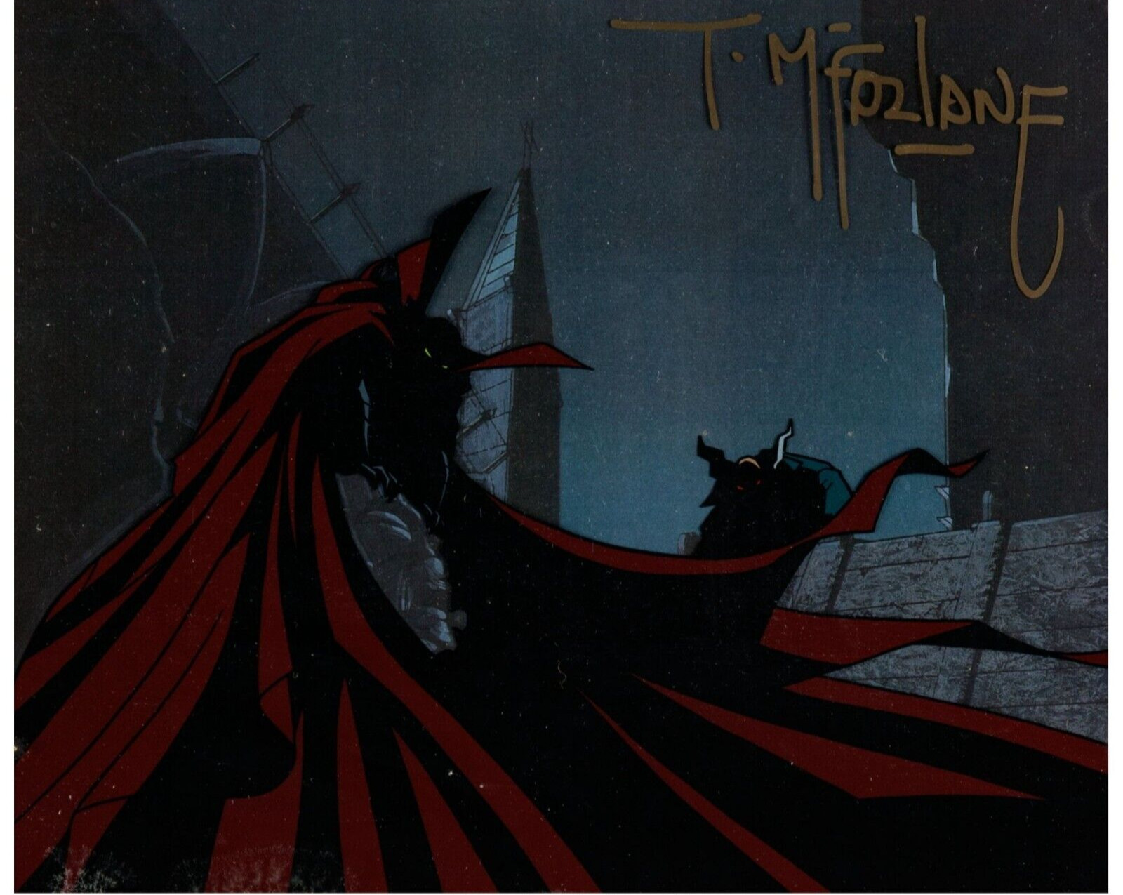 Spawn Todd McFarlane Signed Limited Edition Cel Animation Art (HBO, c. 2000)