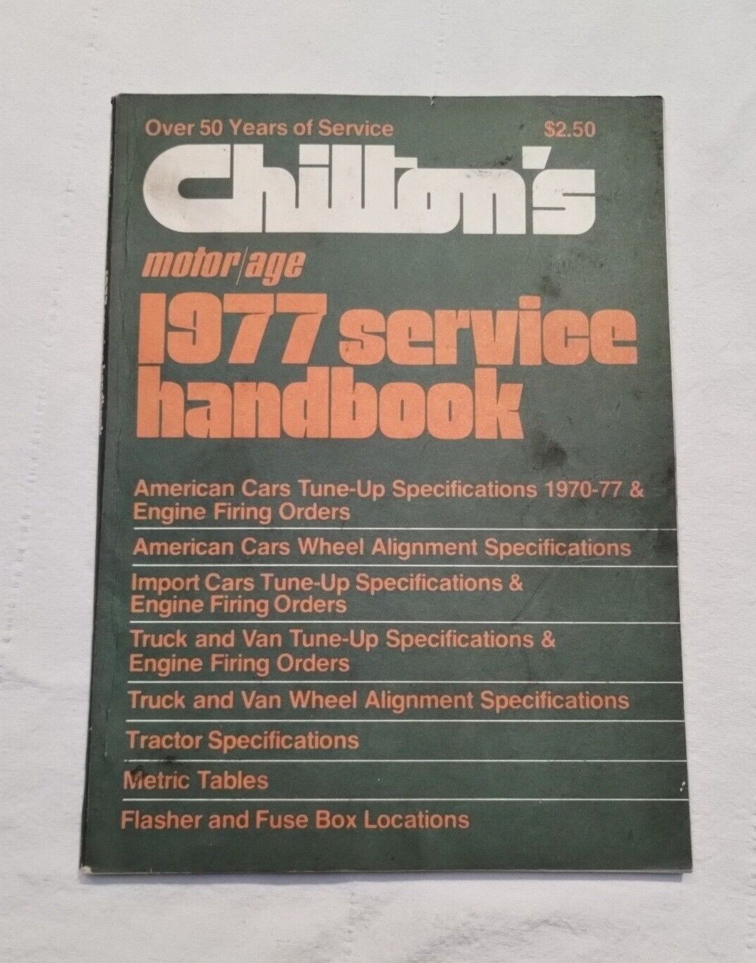 Chiltons Motor Age 1977 Service Handbook Vintage Rare Automobile Mechanics Guide