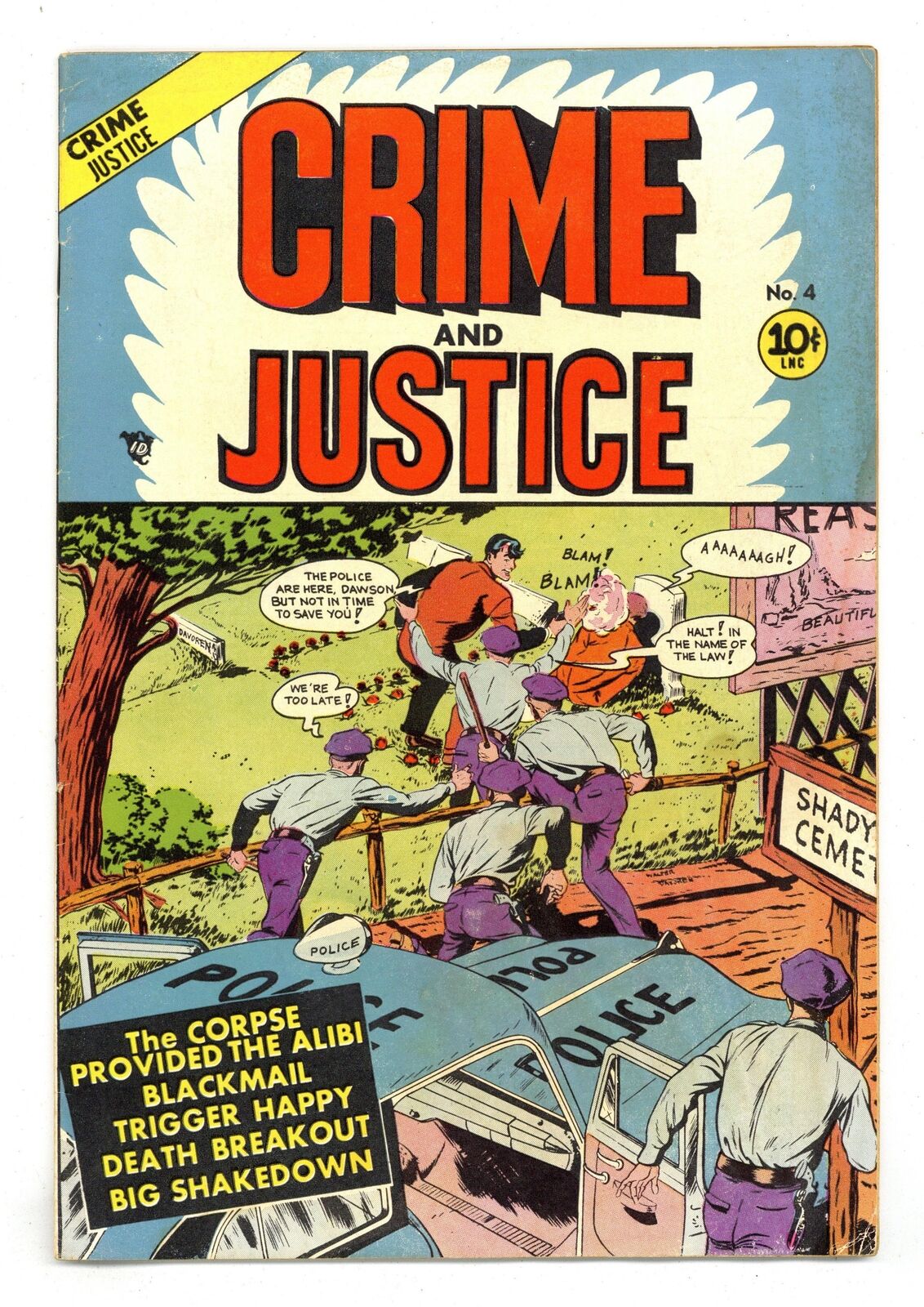 Crime and Justice #4 GD+ 2.5 1951