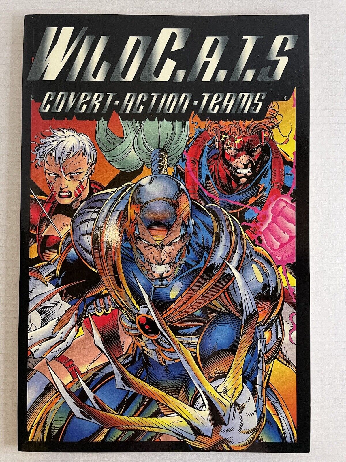 RARE First UK Edition Wild C.A.T.S Covert Action Teams Graphic Novel 1995 Titan