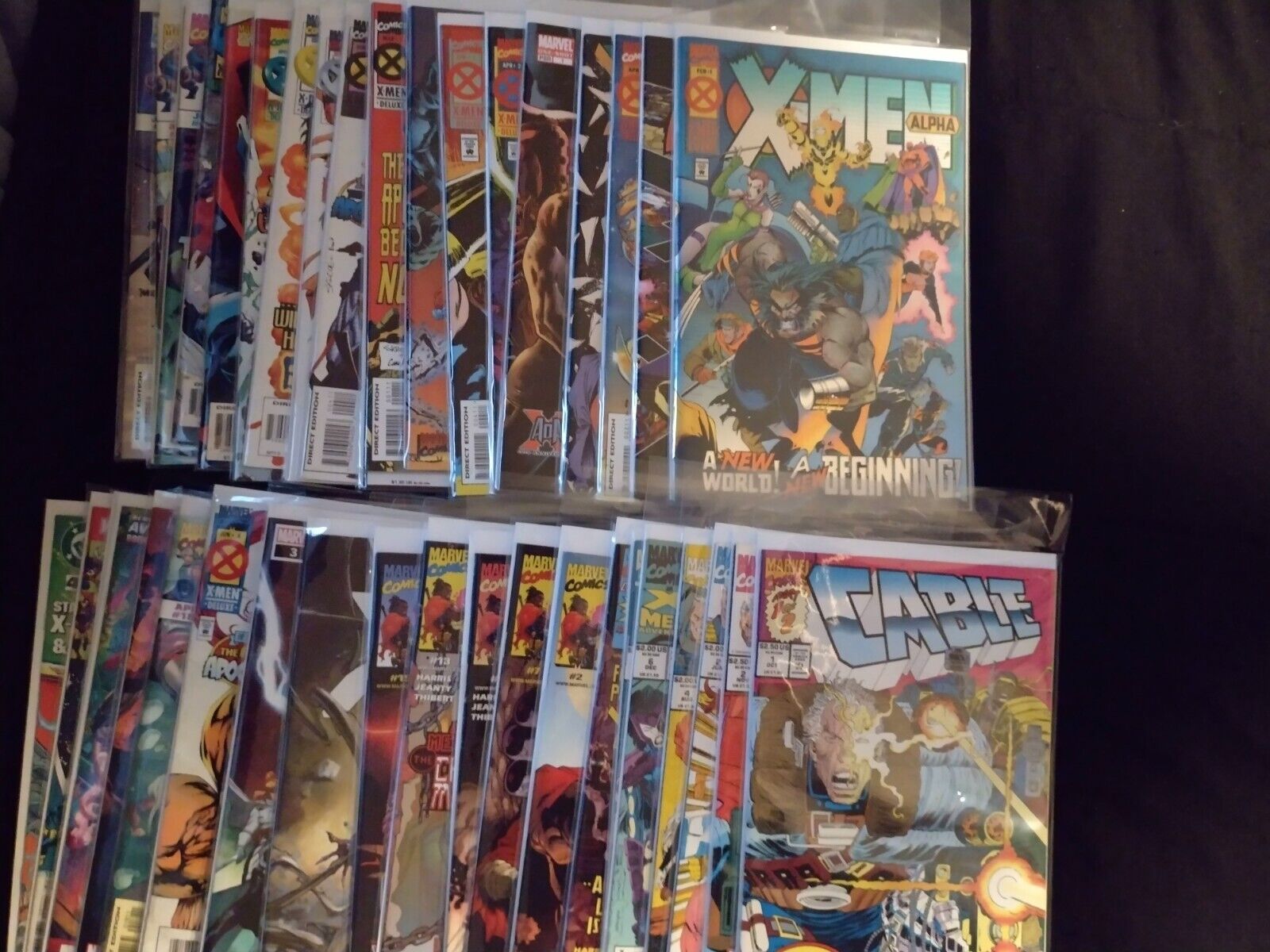 Lot Of 37 X-Men Comics -Age Of Apocalypse Lot