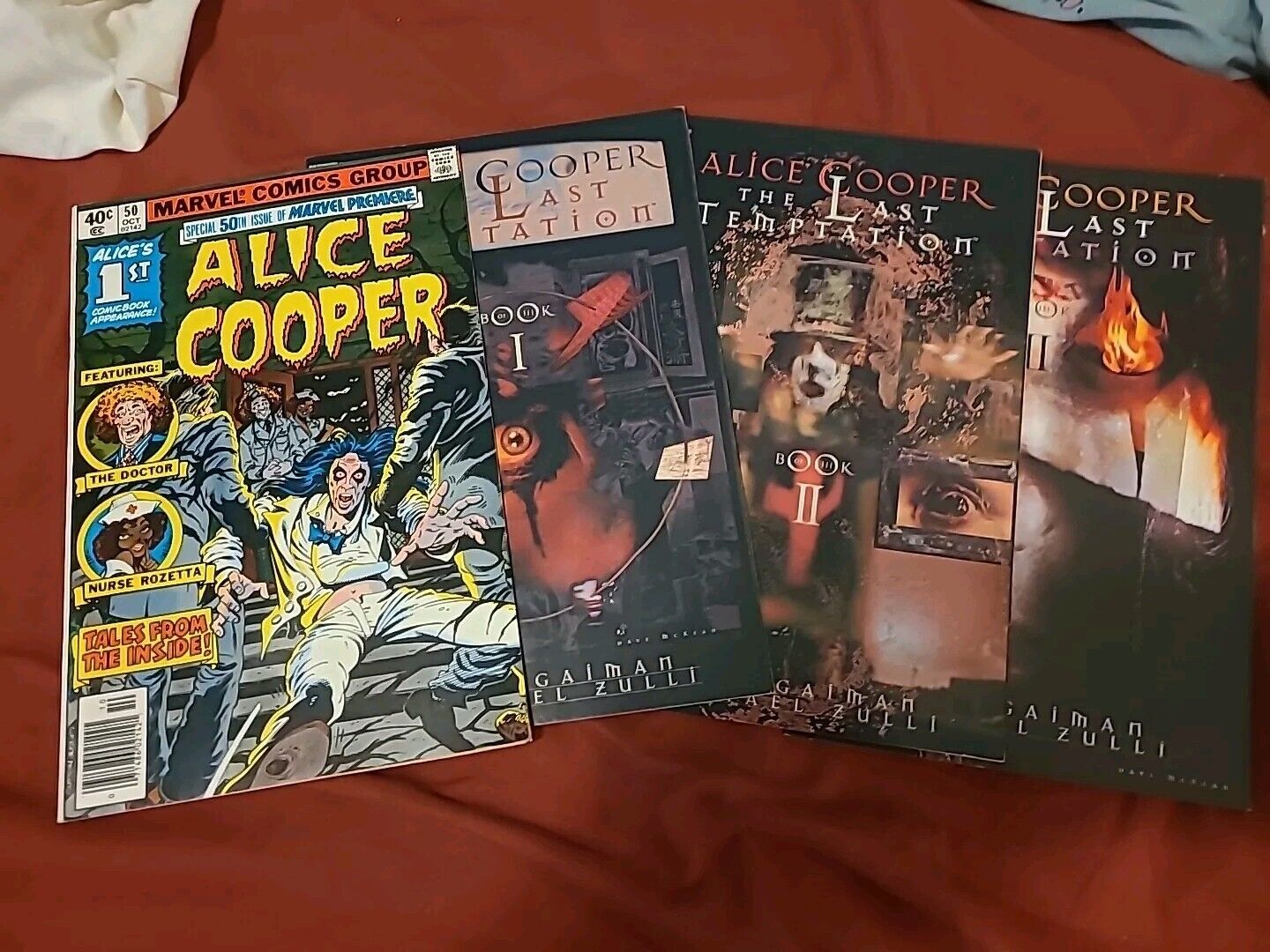 Marvel Premiere Vol 1 #50 1979 Alice Cooper From The Inside Lat Temptation Set