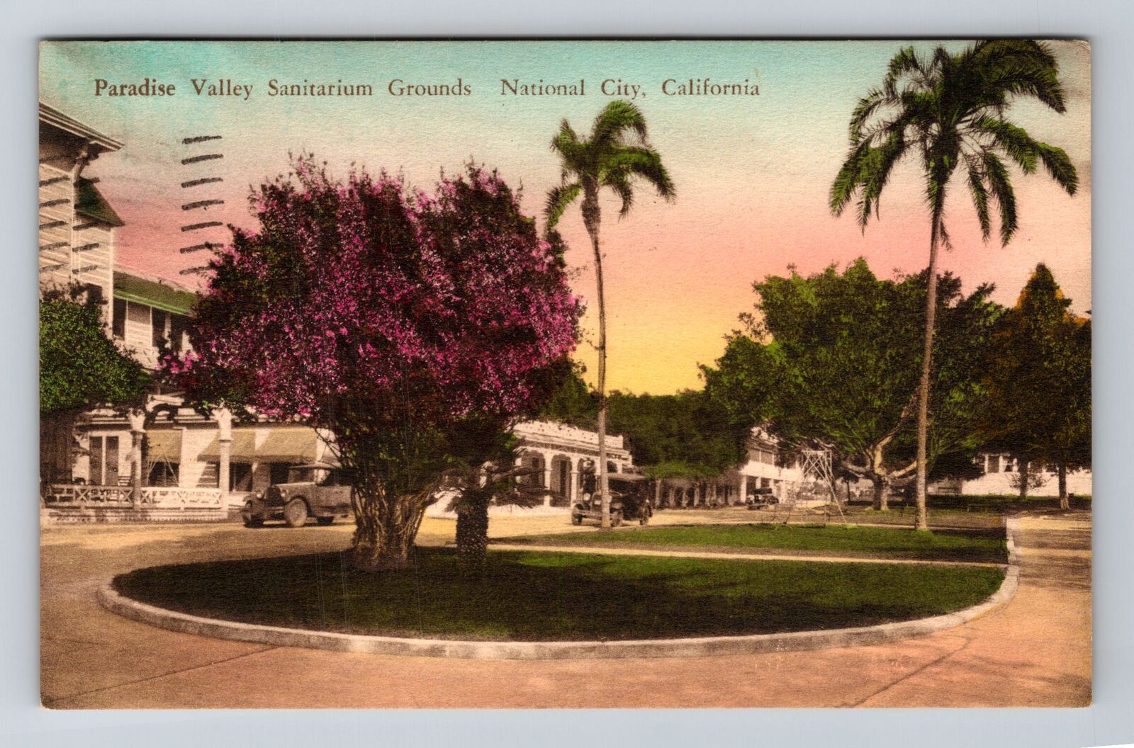 National City CA-California, Paradise Valley Sanitarium, c1934 Vintage Postcard