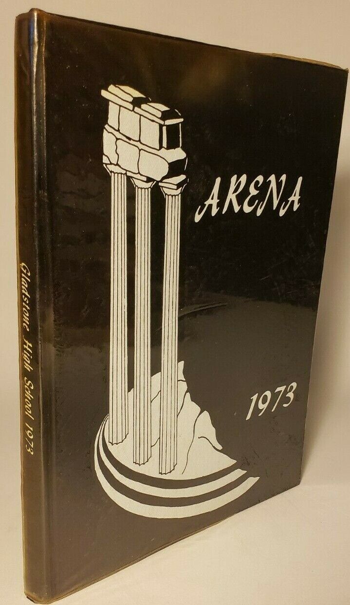 1973 GLADSTONE HIGH SCHOOL YEARBOOK 'ARENA' MLB JACK CLARK SENIOR YEAR SF GIANTS