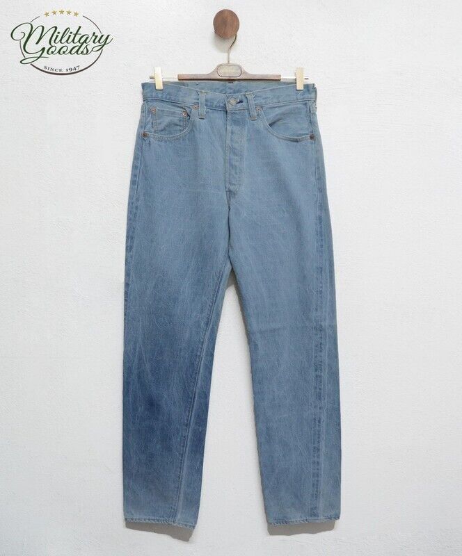 Rare Jeans Levi's 501 Big E Levis Redline Selvedge Selvedge Dead Stock 33x38