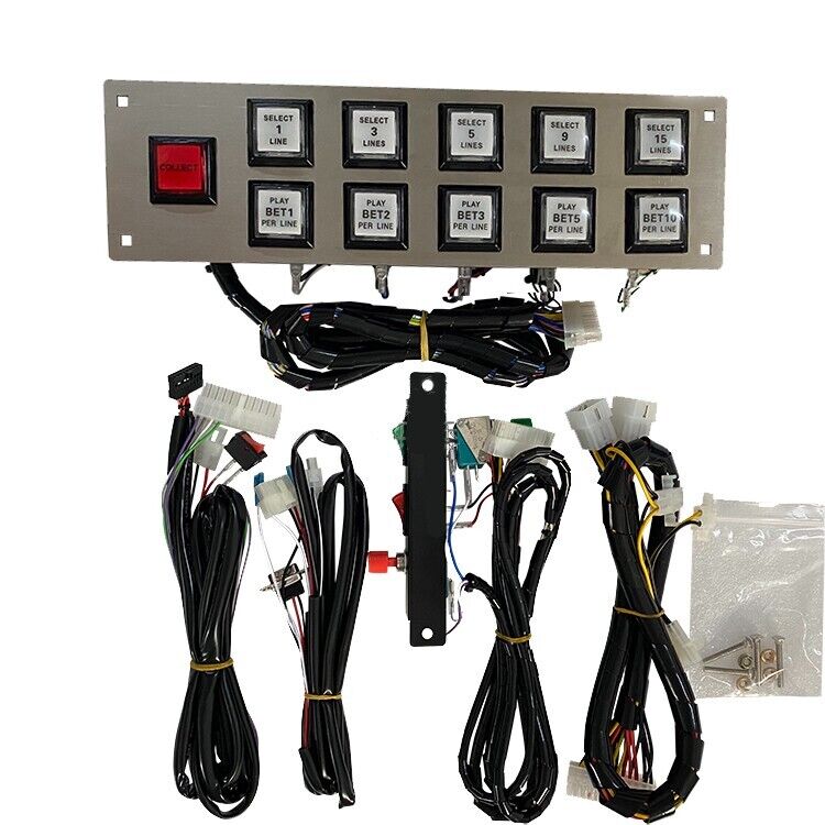 WMS 550 Complete Wire Harness Kit with Button Panel