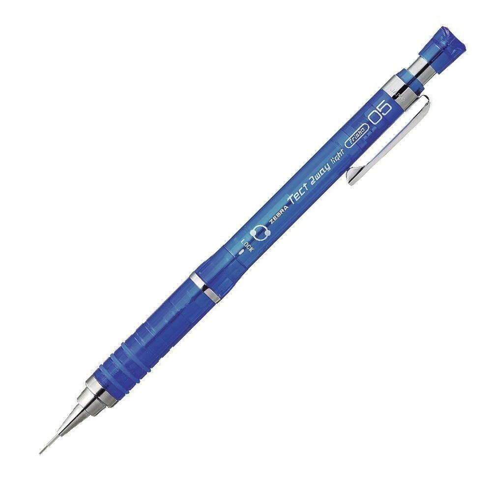 zebra sharp pen tect two way light 0.5 blue