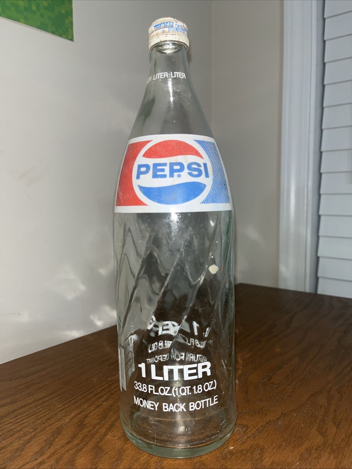 Vintage Pepsi Bottle 1 Liter ￼