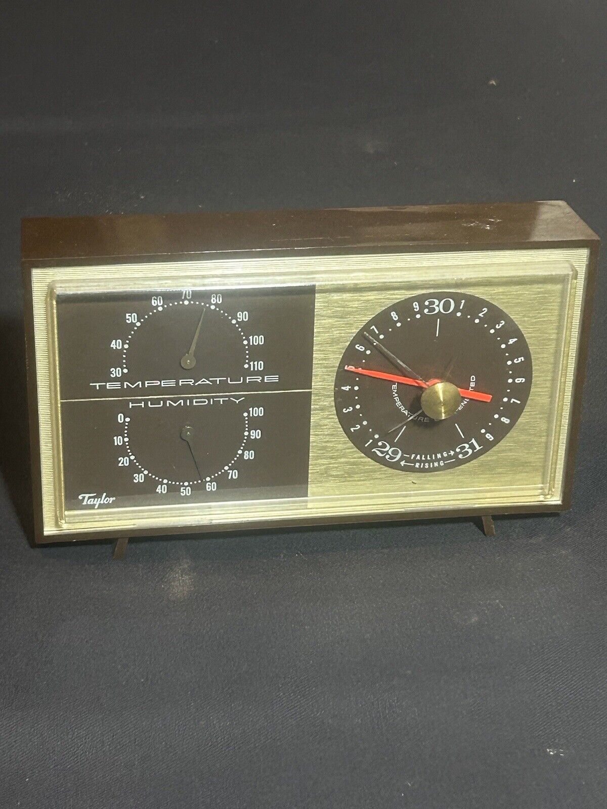 Vintage Taylor instrument Co. Weather Station Temperature Humidity Barometer
