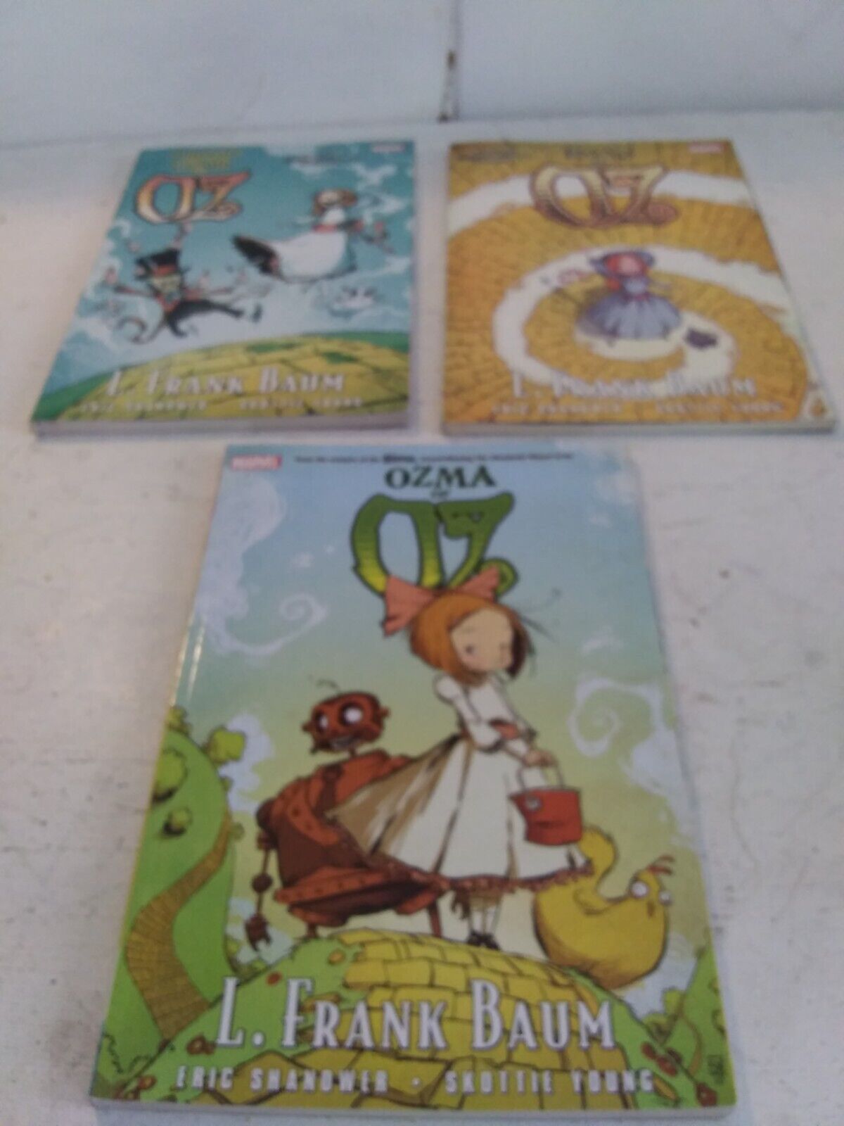 LOT 3 MARVEL GRAPHIC NOVELS  DOROTHY AND THE WIZARD IN OZ ROAD TO OZ,OZMA OF OZ