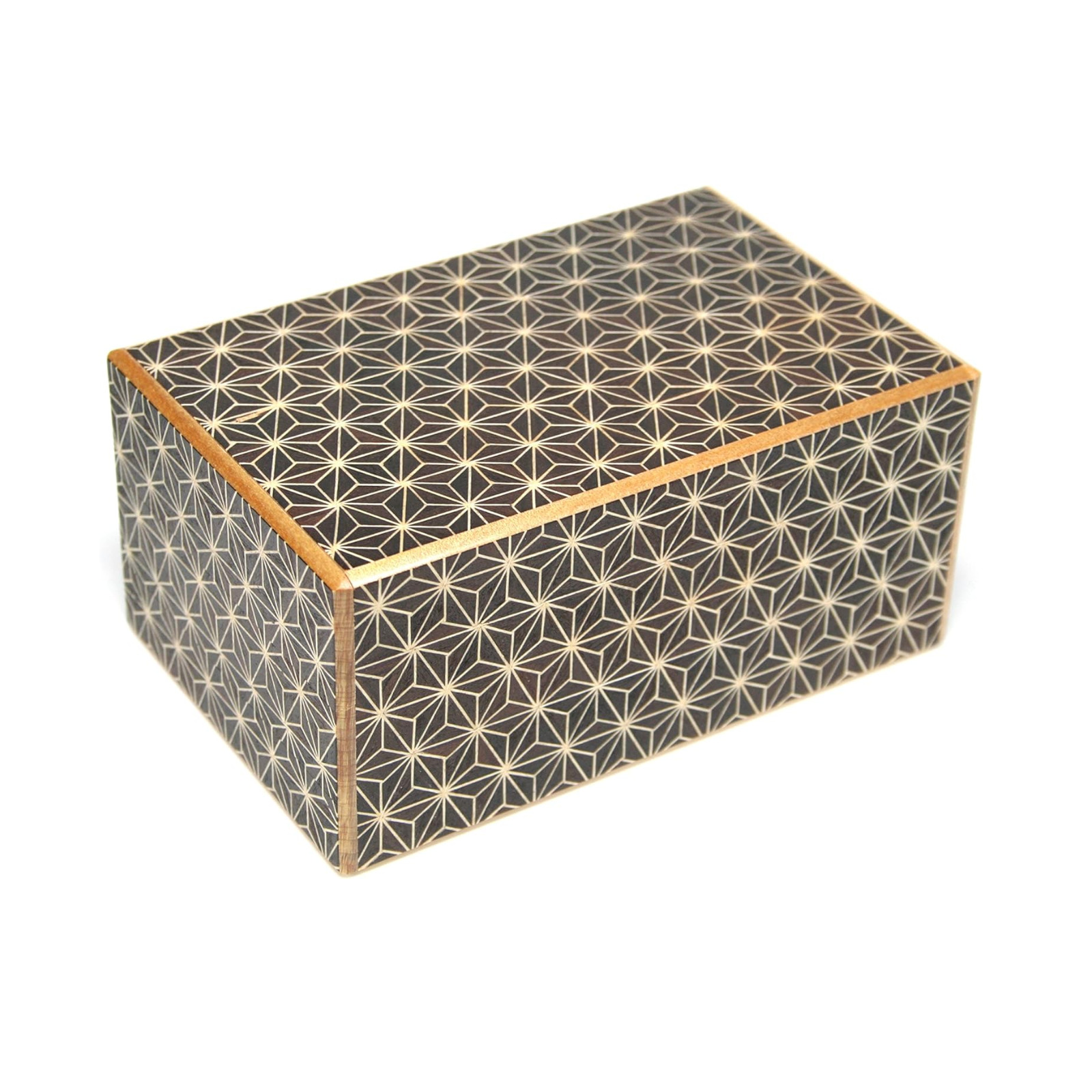Japanese Wooden Secret Yosegi Puzzle Box 21 Steps Hakone Traditional Craft