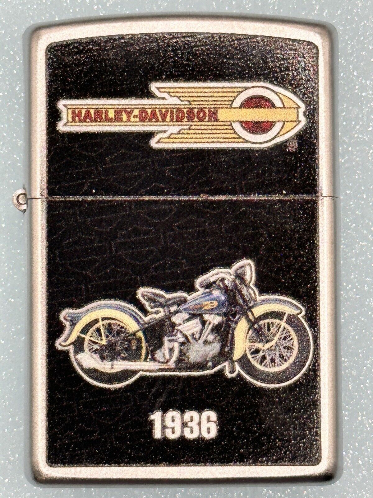 2018 Harley Davidson 1936 Motorcycle Chrome Zippo Lighter NEW