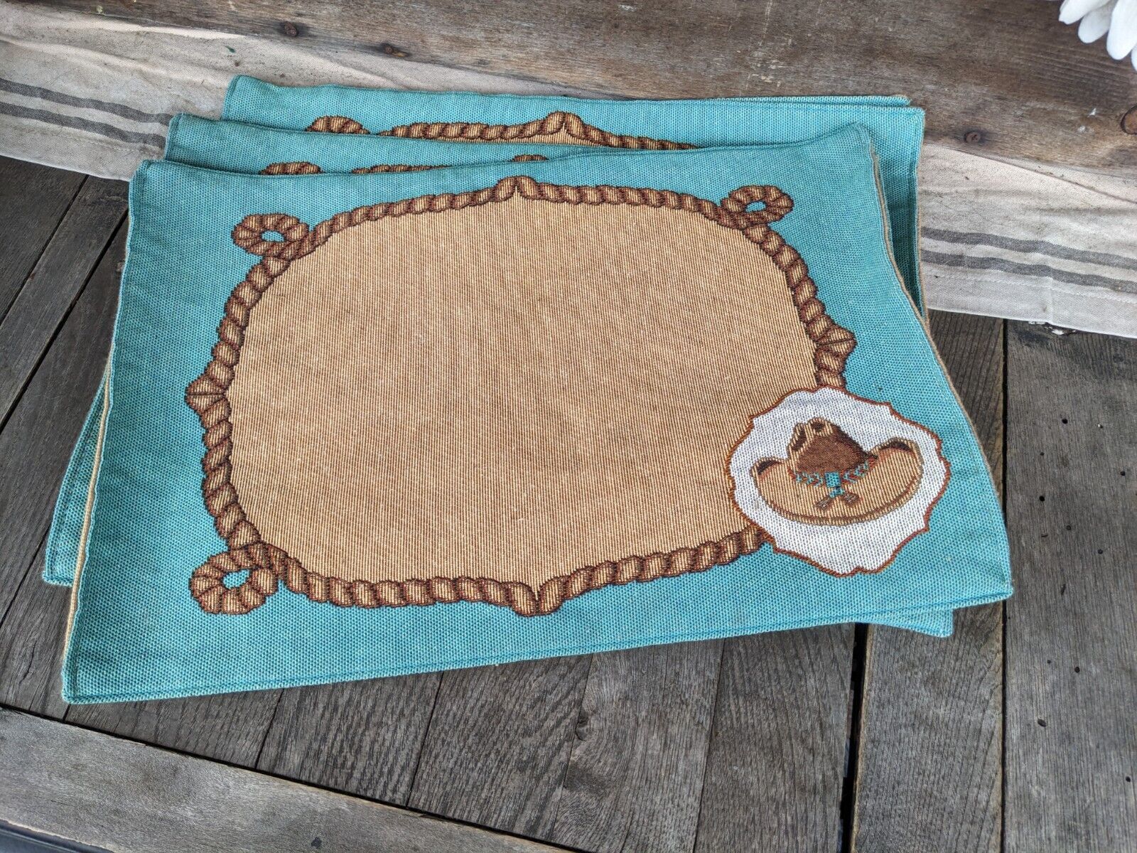 Vintage Western Table Placemats (4)