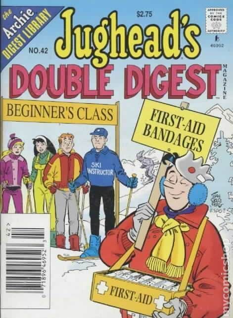 Jughead's Double Digest #42 VG 1997 Stock Image Low Grade