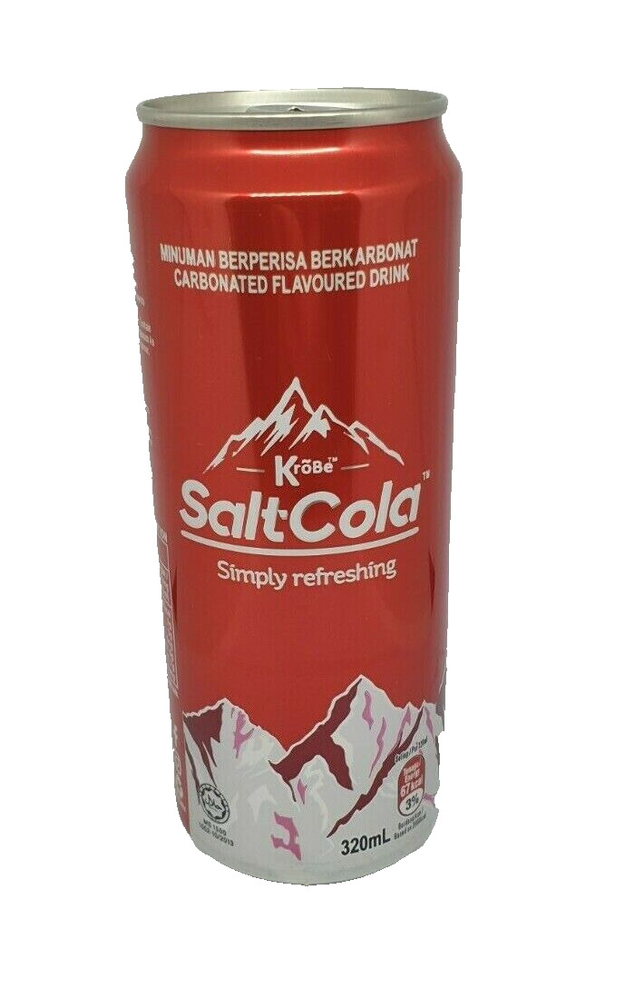 2021 Salt Cola Krobe Collectible Can 320 ml Empty Malaysia World Shipping