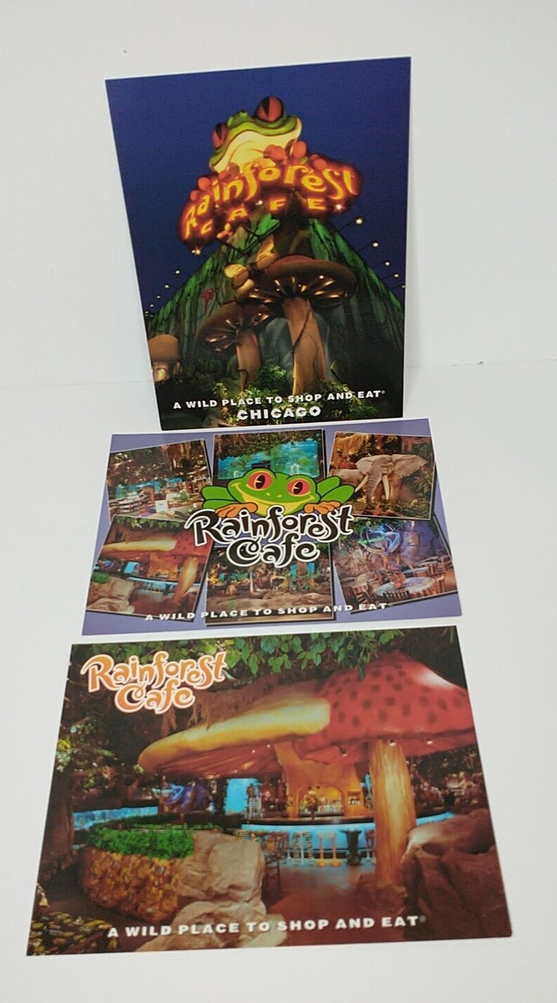 Vintage Rainforest Cafe Postcards