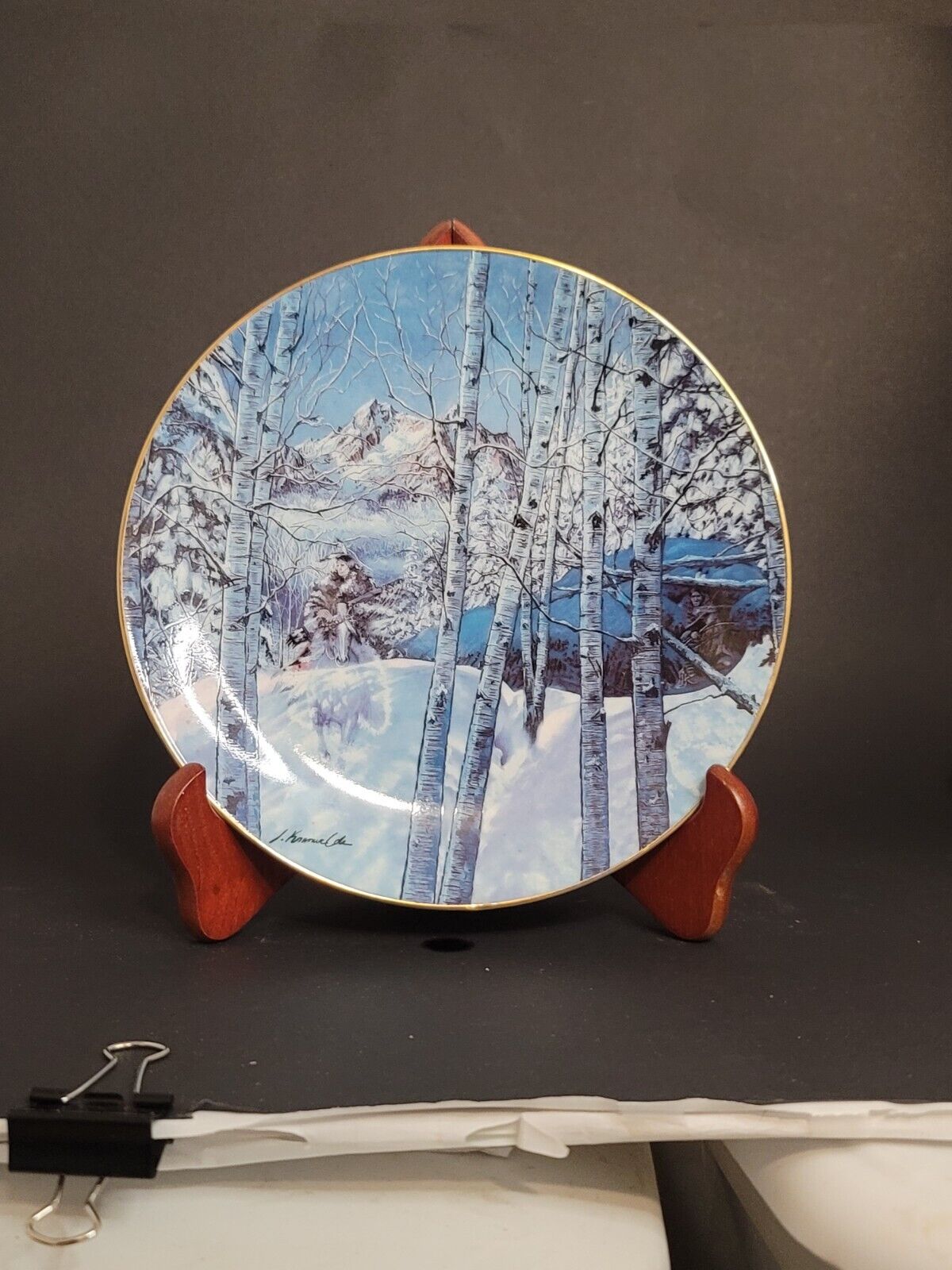 Kindred Spirits By Julie Kramer Cole Decorative Plate No 16039A 
