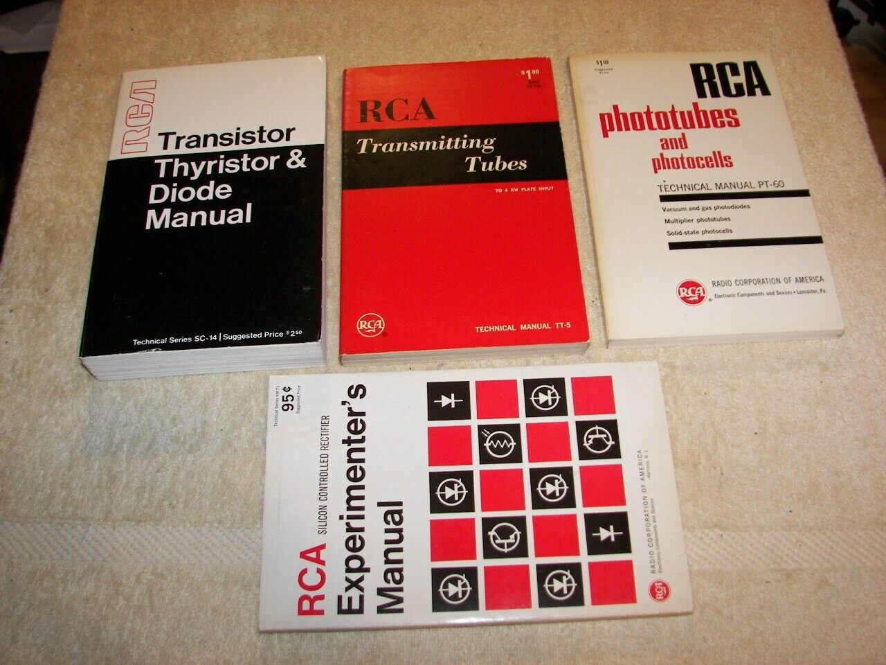 RCA Manuals Lot Of 4 / Vintage Lot From 1960s