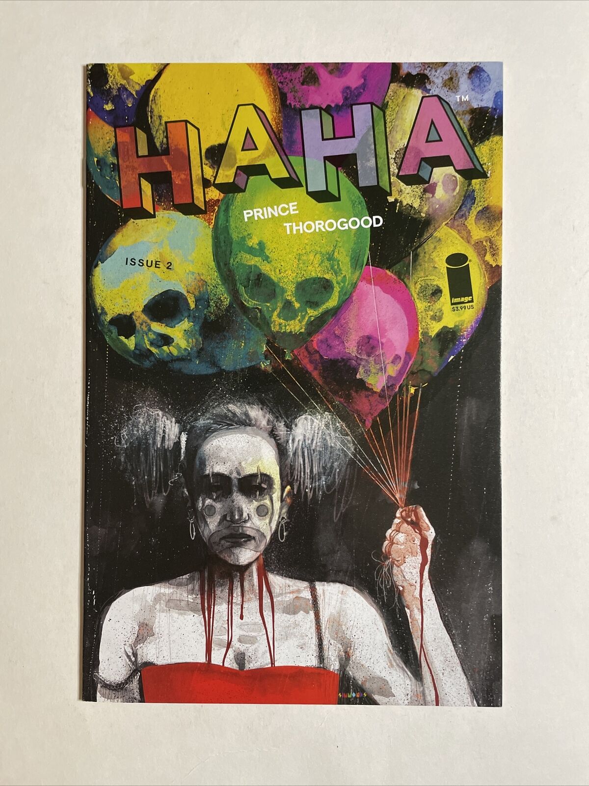 HAHA #2 (2021) 9.4 NM Image High Grade Comic Book Cover B Variant Martin Simmond