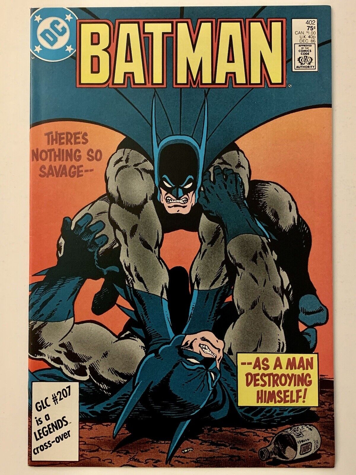 Batman #402 (1986) DC -Batman vs Batman - Vintage Jim Starlin Art (VF+) -VINTAGE