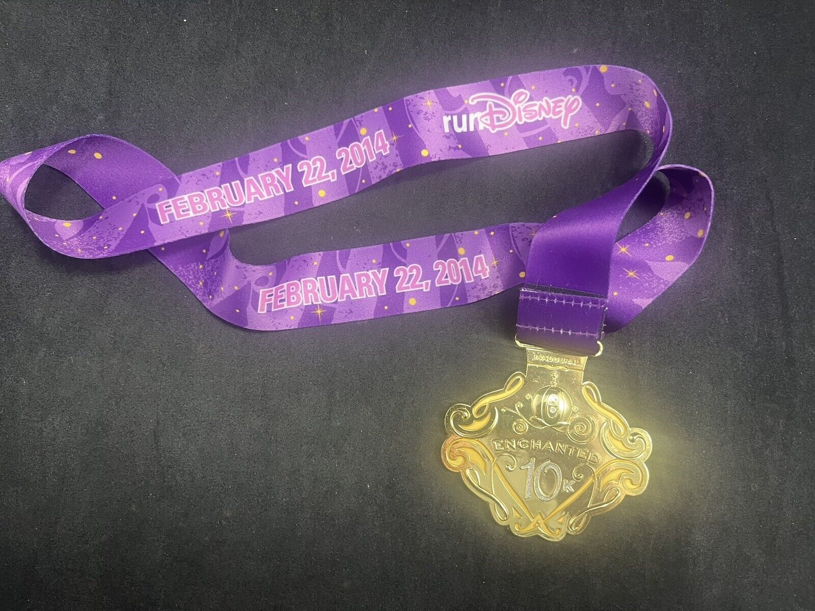 runDisney Inaugural Enchanted 10K Medal 2014 