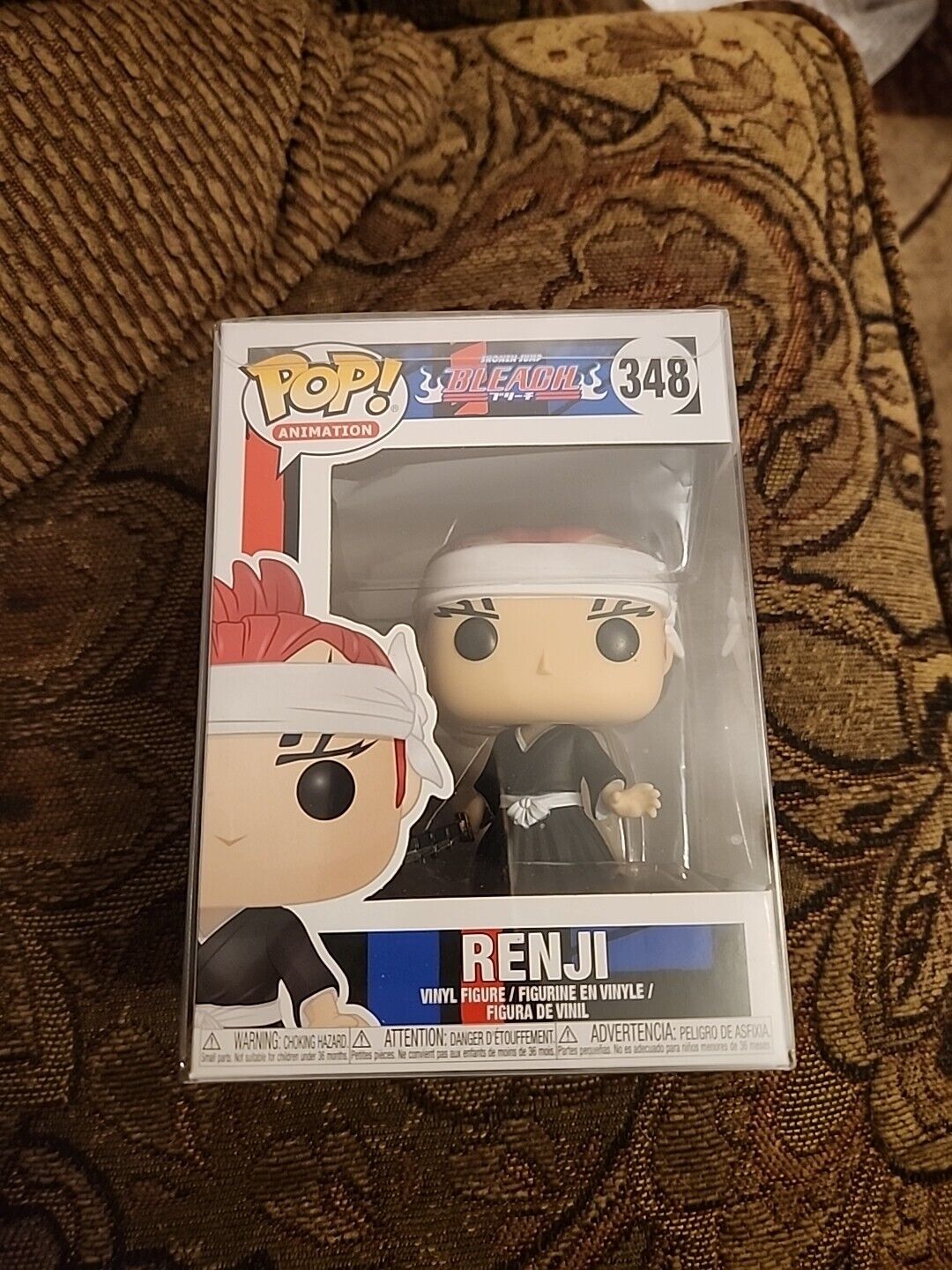 Funko Pop 348 Renji Bleach Vaulted Pop Protector Included Anime BRAND NEW