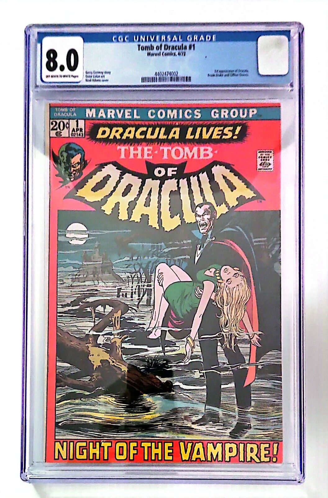 Tomb Of Dracula #1 Marvel 8.0  1972 Marvel Comics