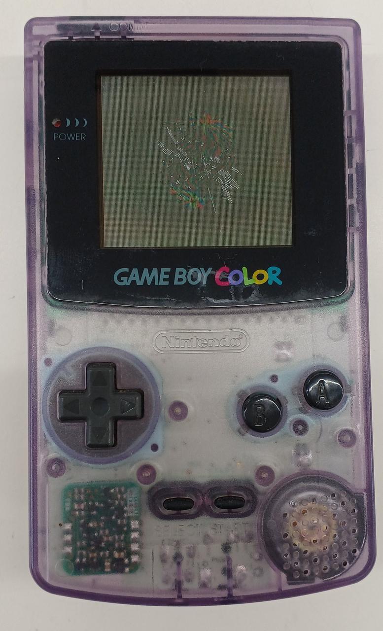Nintendo Cgb-001 Game Boy Color Clear Purple