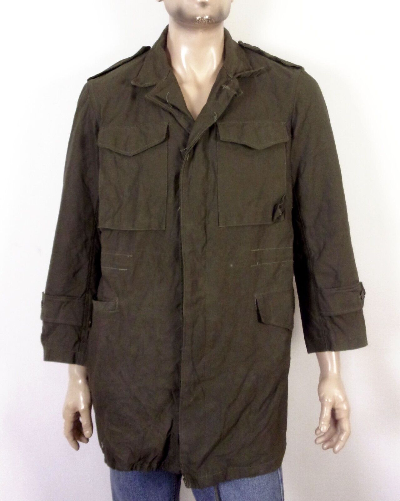 vintage 70s Cold War MINT Eastern European Field Jacket Military Army 1971  M