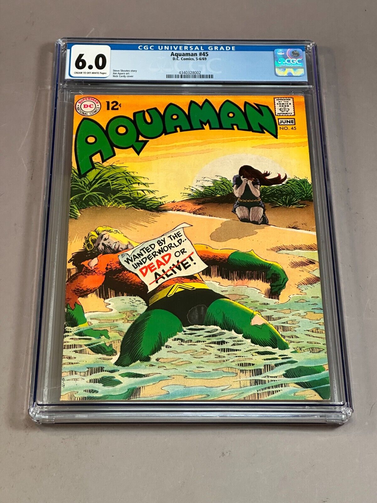 DC Comics Aquaman # 45 comic CGC slabbed and graded 6.0