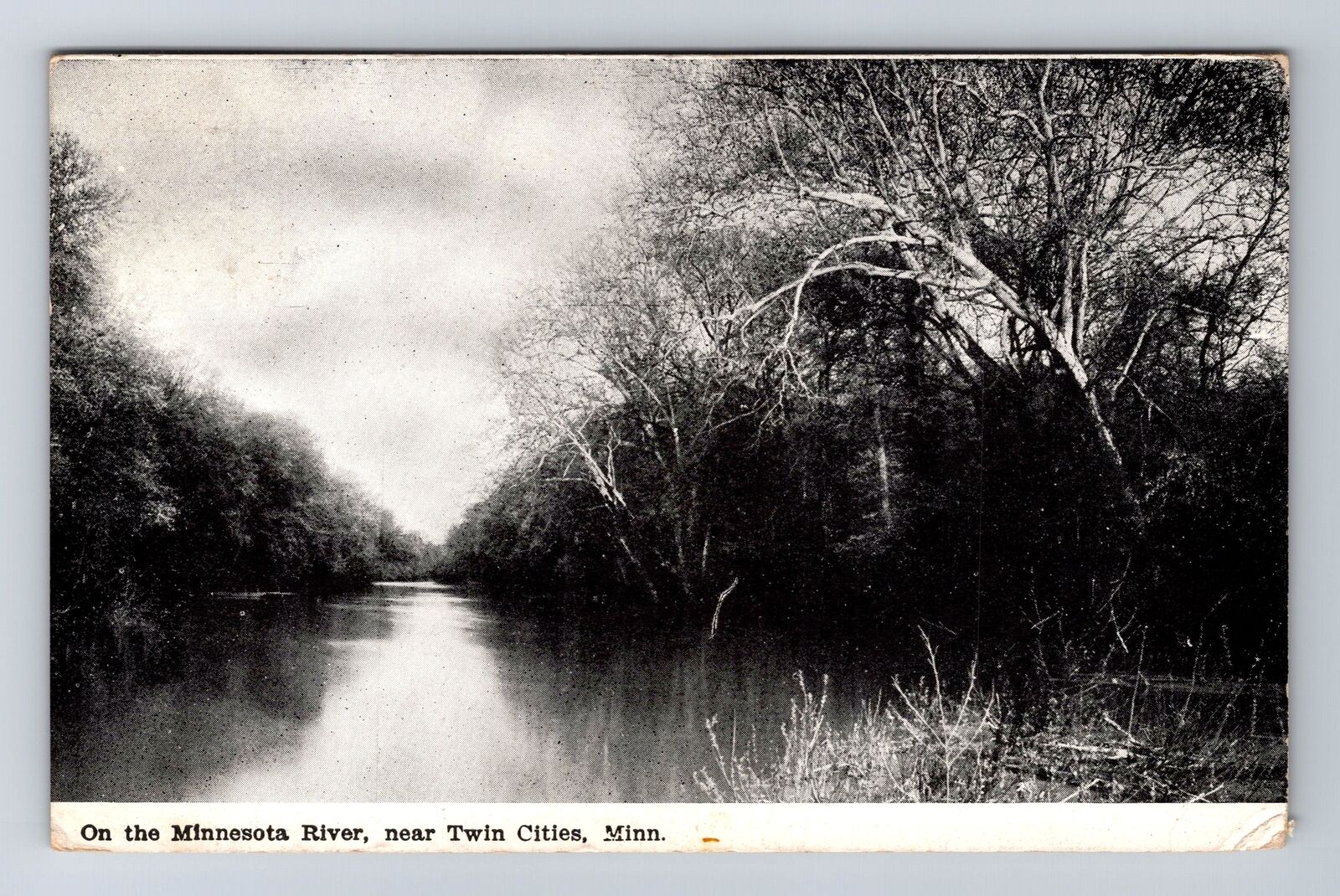 Minneapolis MN-Minnesota, On The Minnesota River, Vintage c1911 Postcard