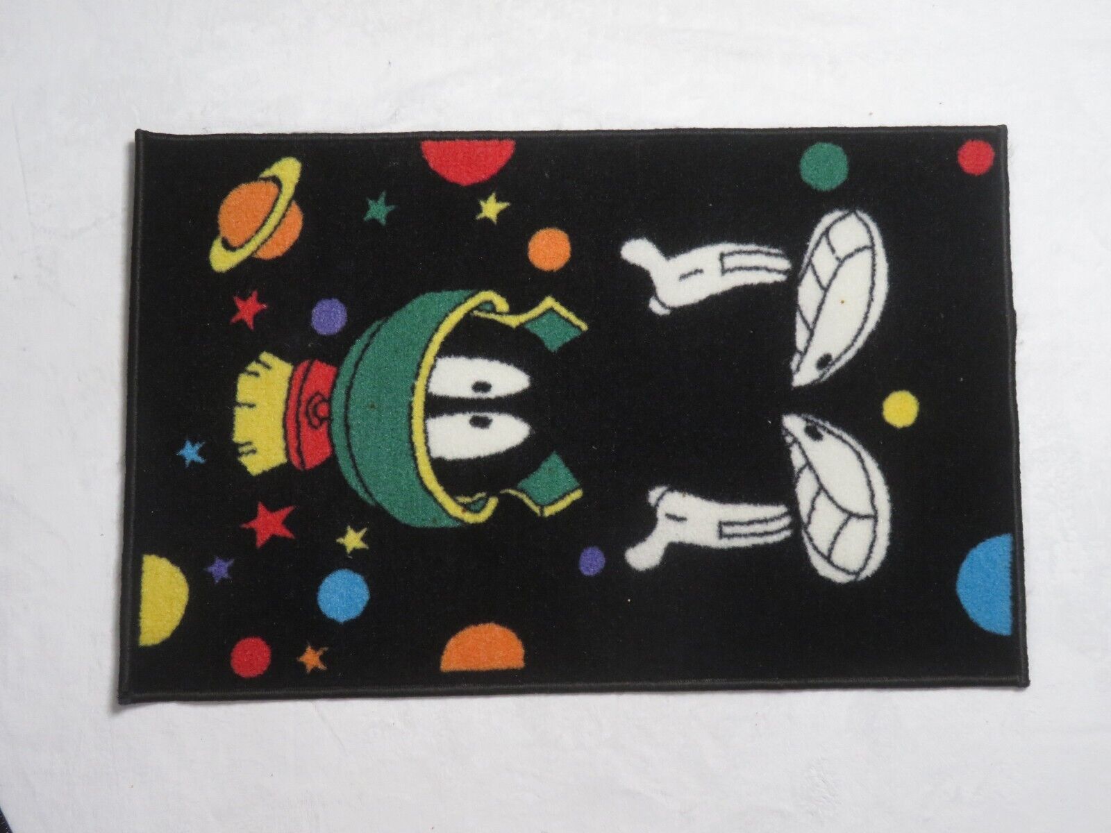 Vintage 1995 Marvin The Martian Looney Tunes Rug 22x35 Inches Pre Owned 90s Rare