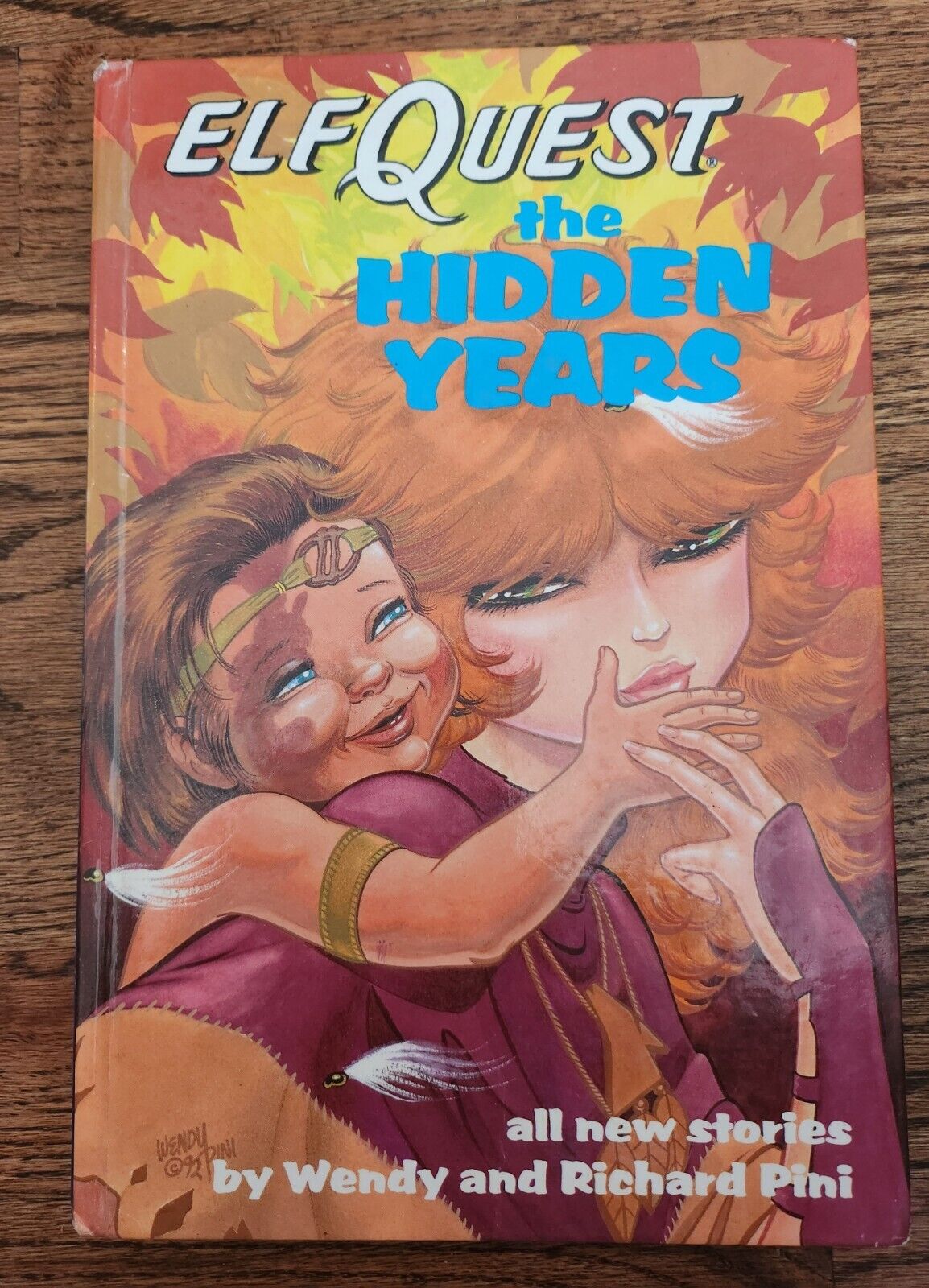 🐺 Elfquest The Hidden Years 1992 Hardcover Graphic Novel 1st Printing
