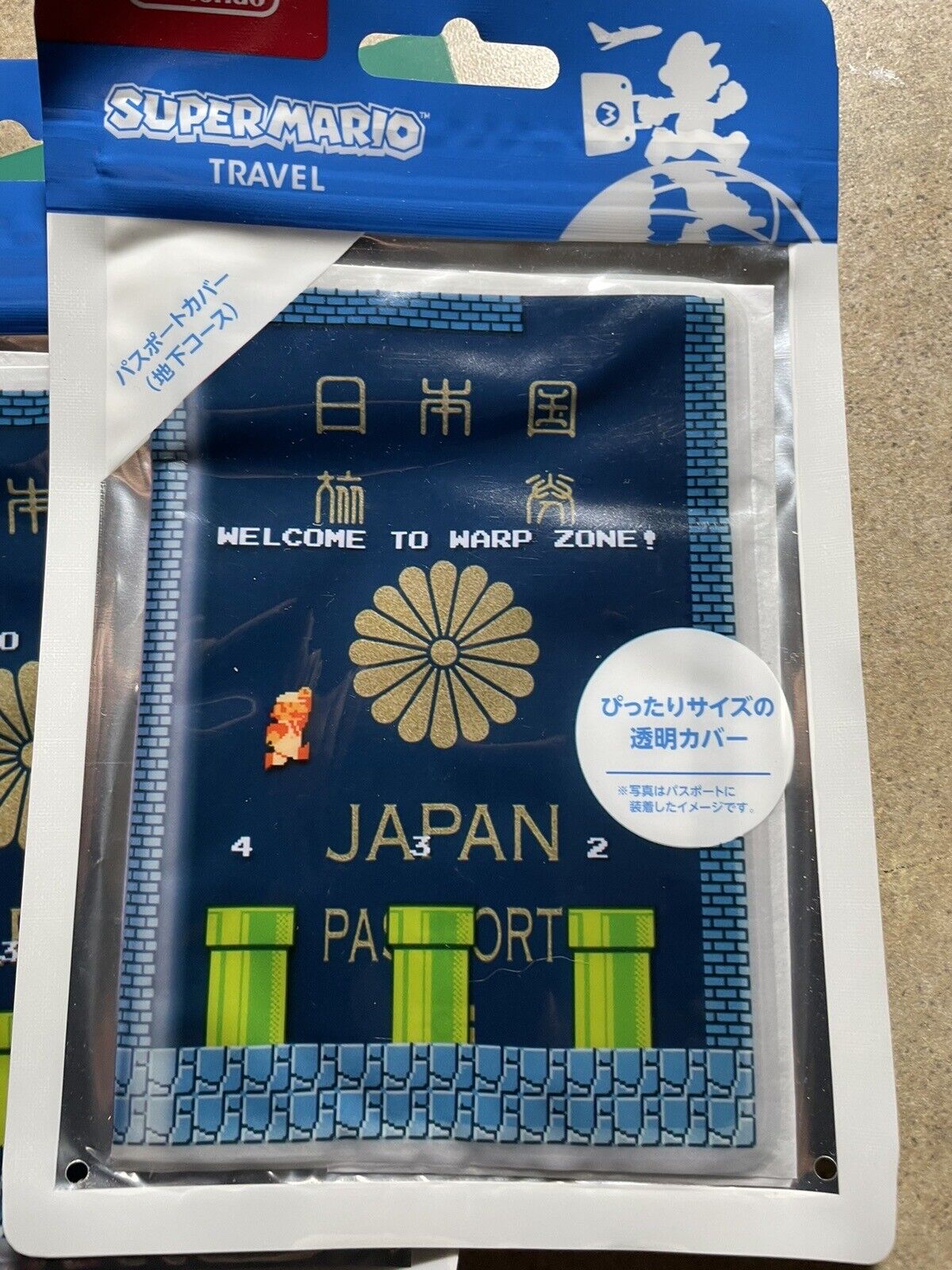 Discontinued Rare Nintendo Super Mario Travel Pvc Passport Cover,