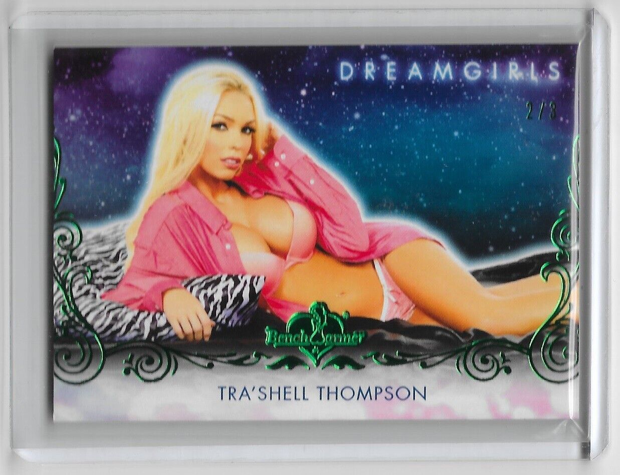 Trashell Thompson 2017 BenchWarmer Bench Warmer Dreamgirls Card Green Foil #2/3