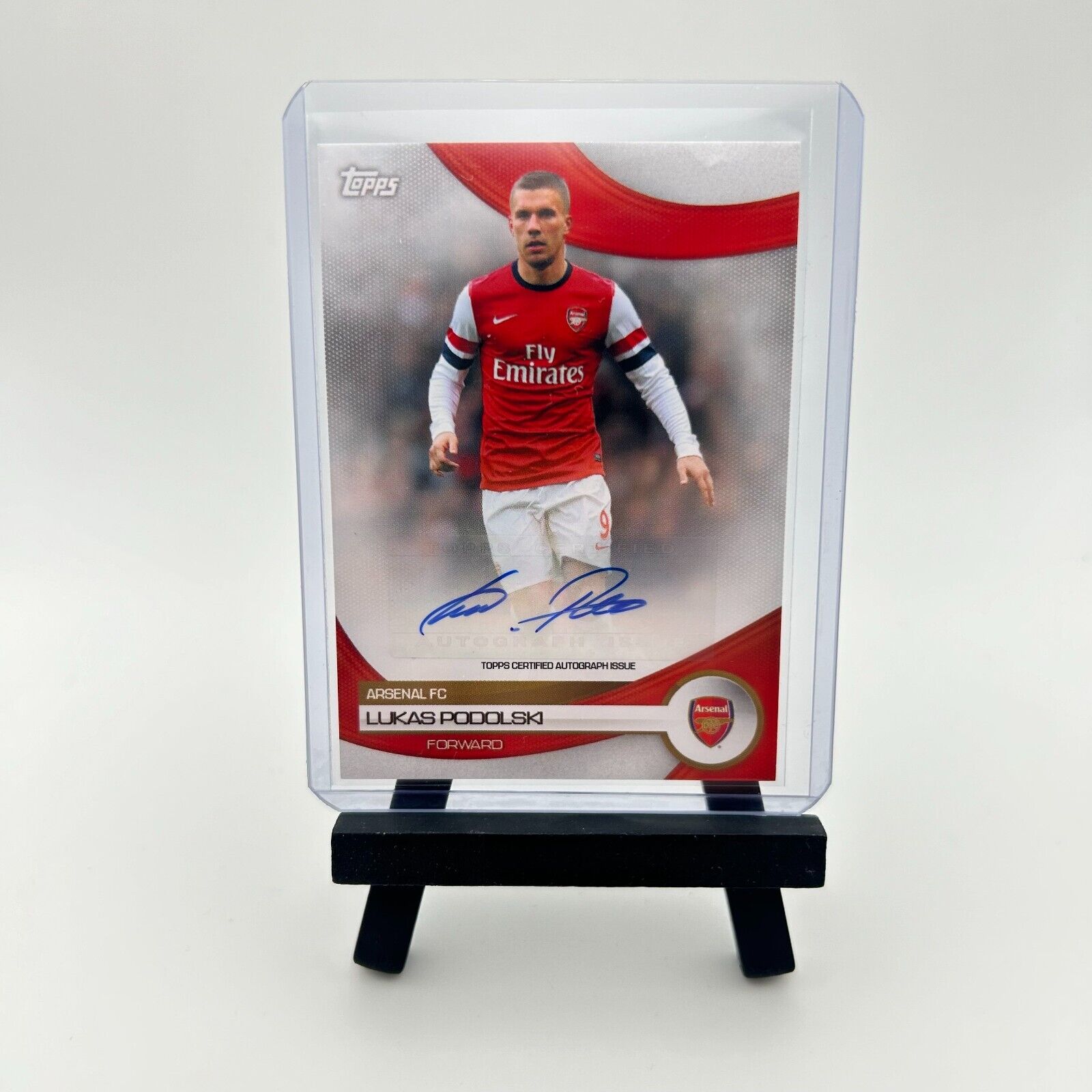 2023-2024 Topps Arsenal FC Team Set Lukas Podolski Car #AU-WS