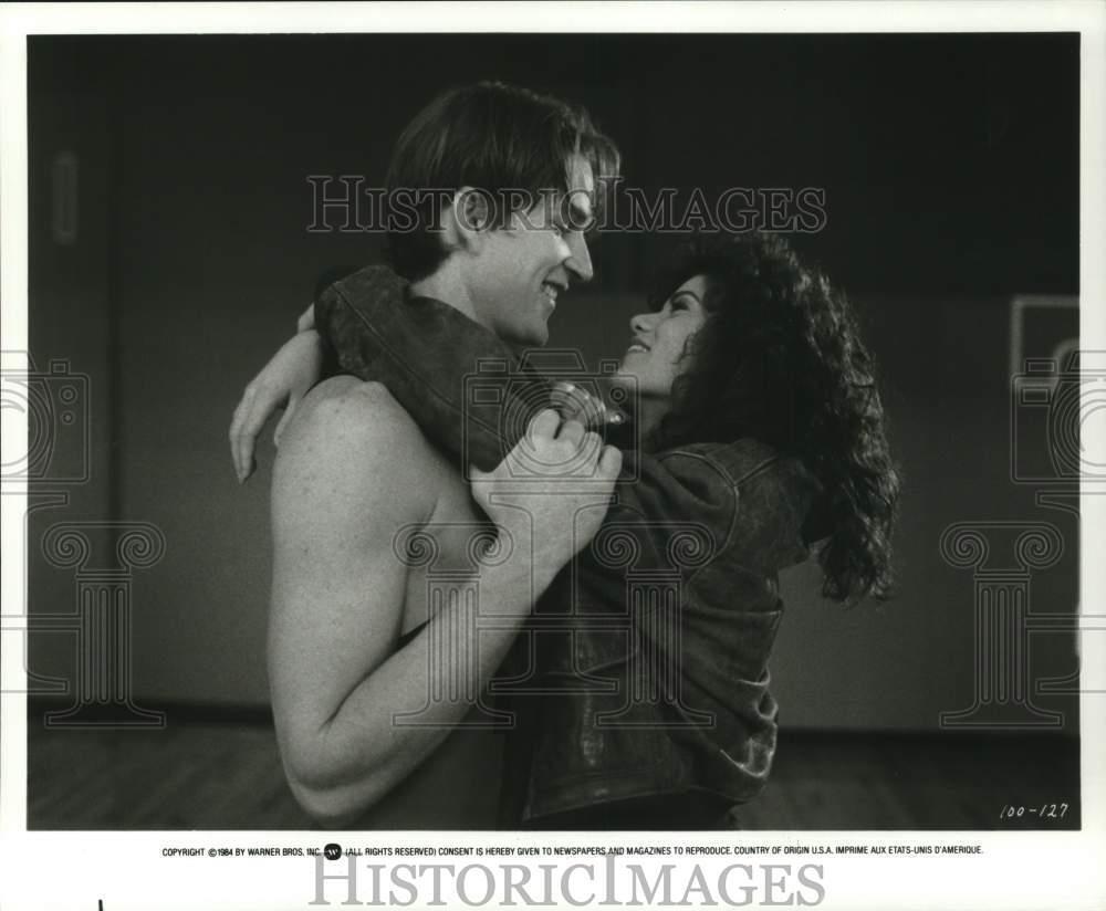 1984 Press Photo Matthew Modine and Linda Fiorentino star in \