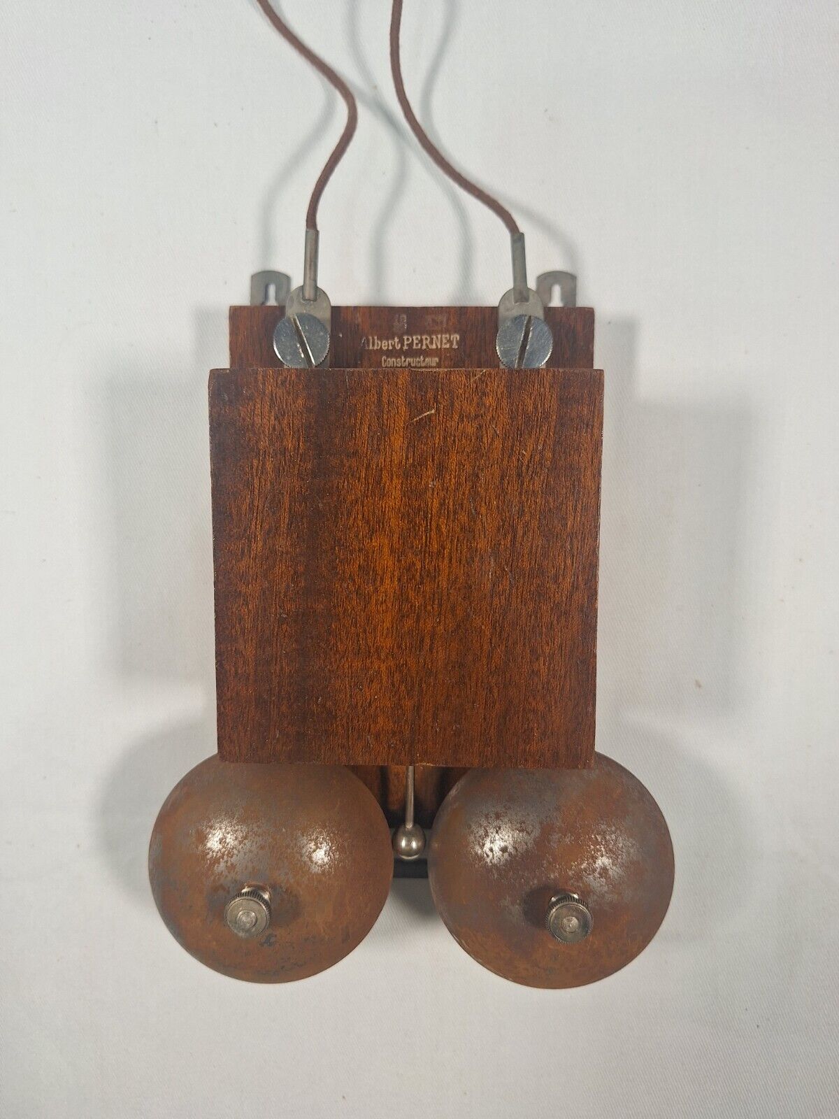 French Working Antique Telephone Ringer Bell Doorbell Albert Pernet