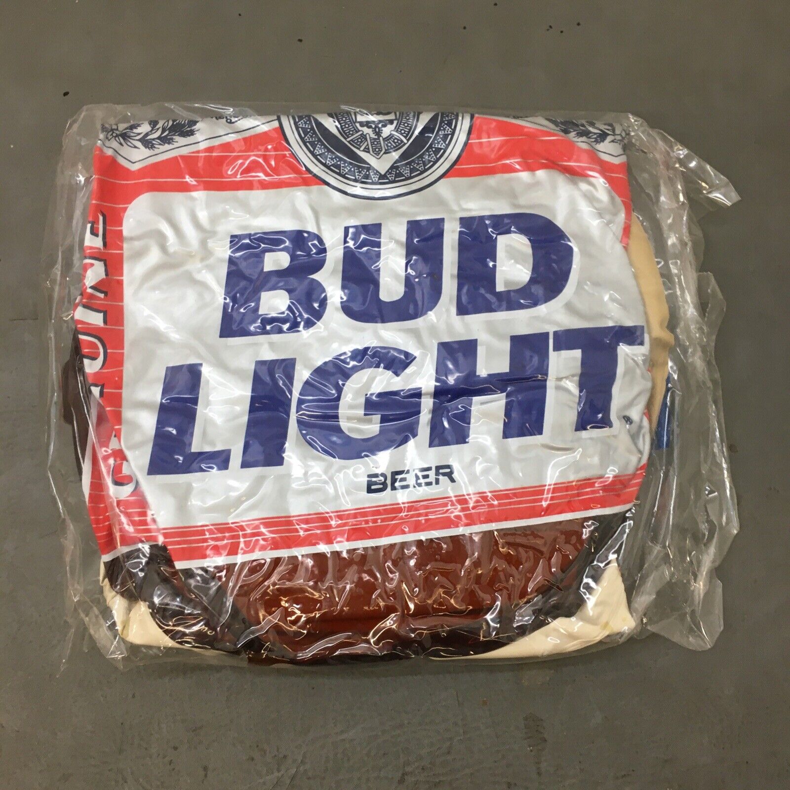 NOS Budweiser Bud Light Inflatable Rodeo Cowboy Mancave Store Display Blow Up 36