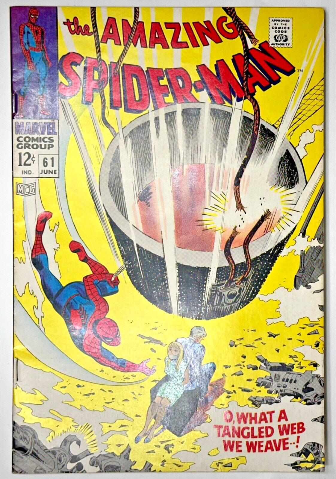 AMAZING SPIDER-MAN #61  NM- 1st Gwen Stacy Cover - 1968 Marvel Comics