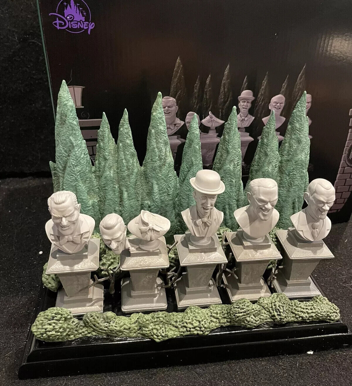 Disney Parks The Haunted Mansion Singing Busts Figure Figurine Light & Sound New