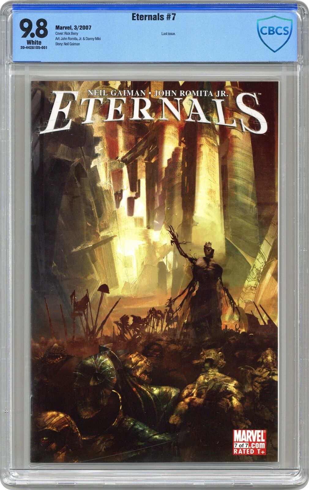 Eternals #7A Berry CBCS 9.8 2007 20-442A1D5-001