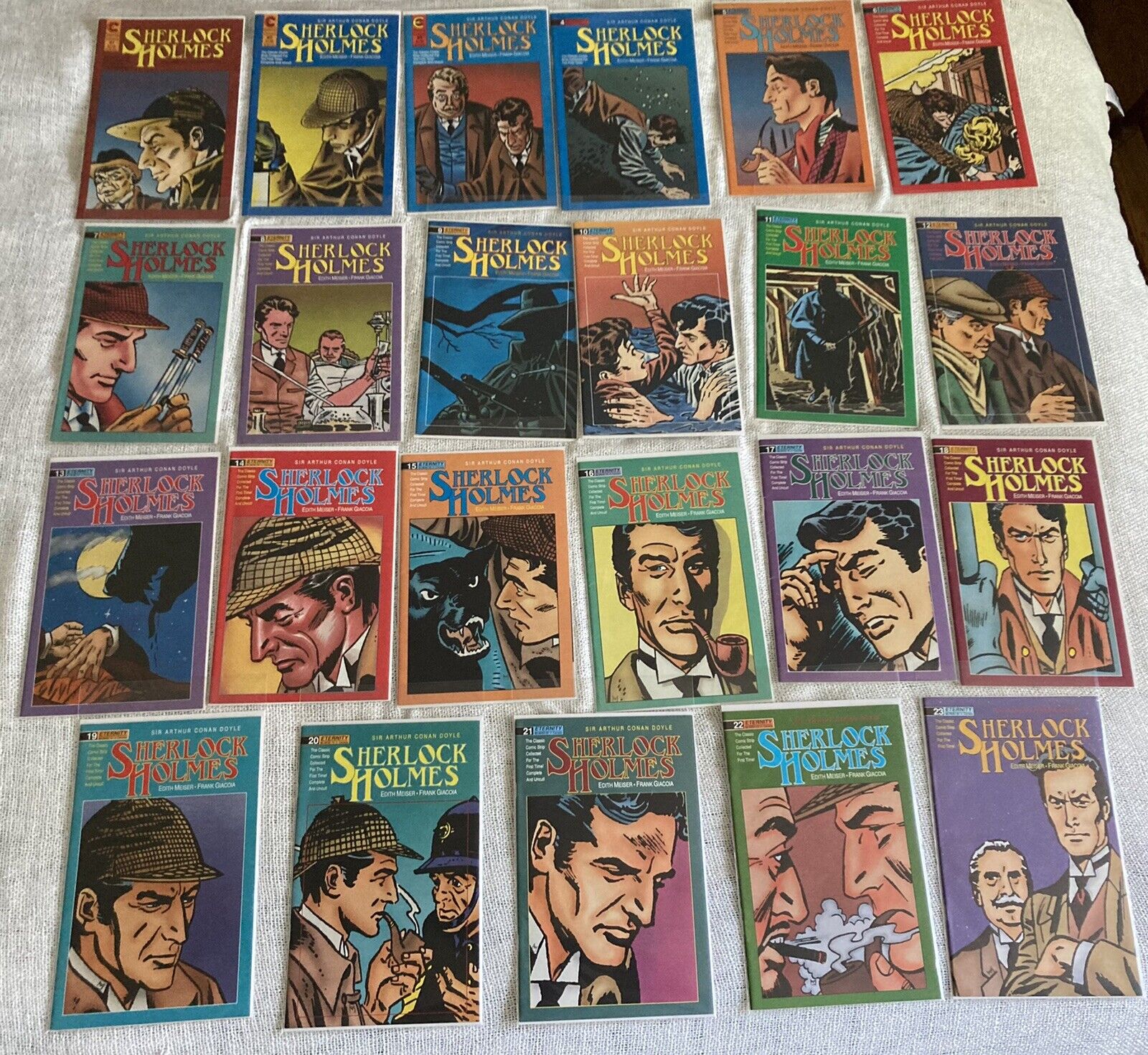 Sherlock Holmes complete run/set 55 comics #1-23,Cases of #1-20,Of The 30’s #1-7