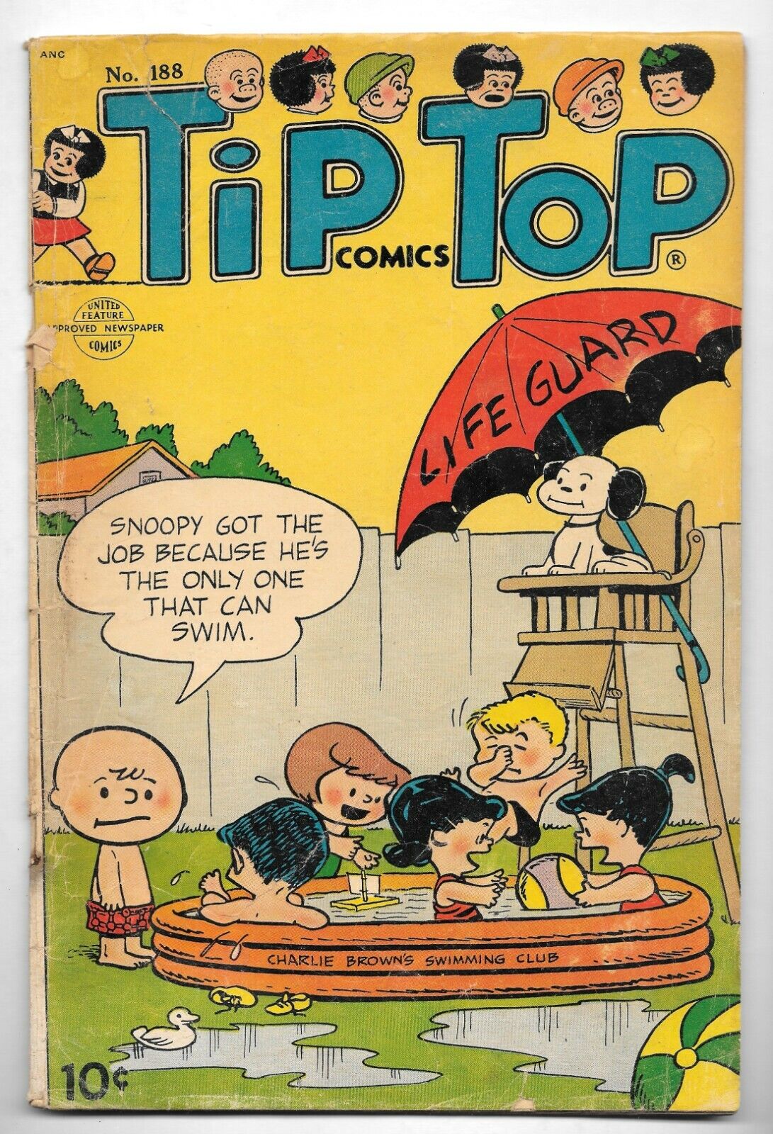 #188 Tip Top 1954 VG Comic