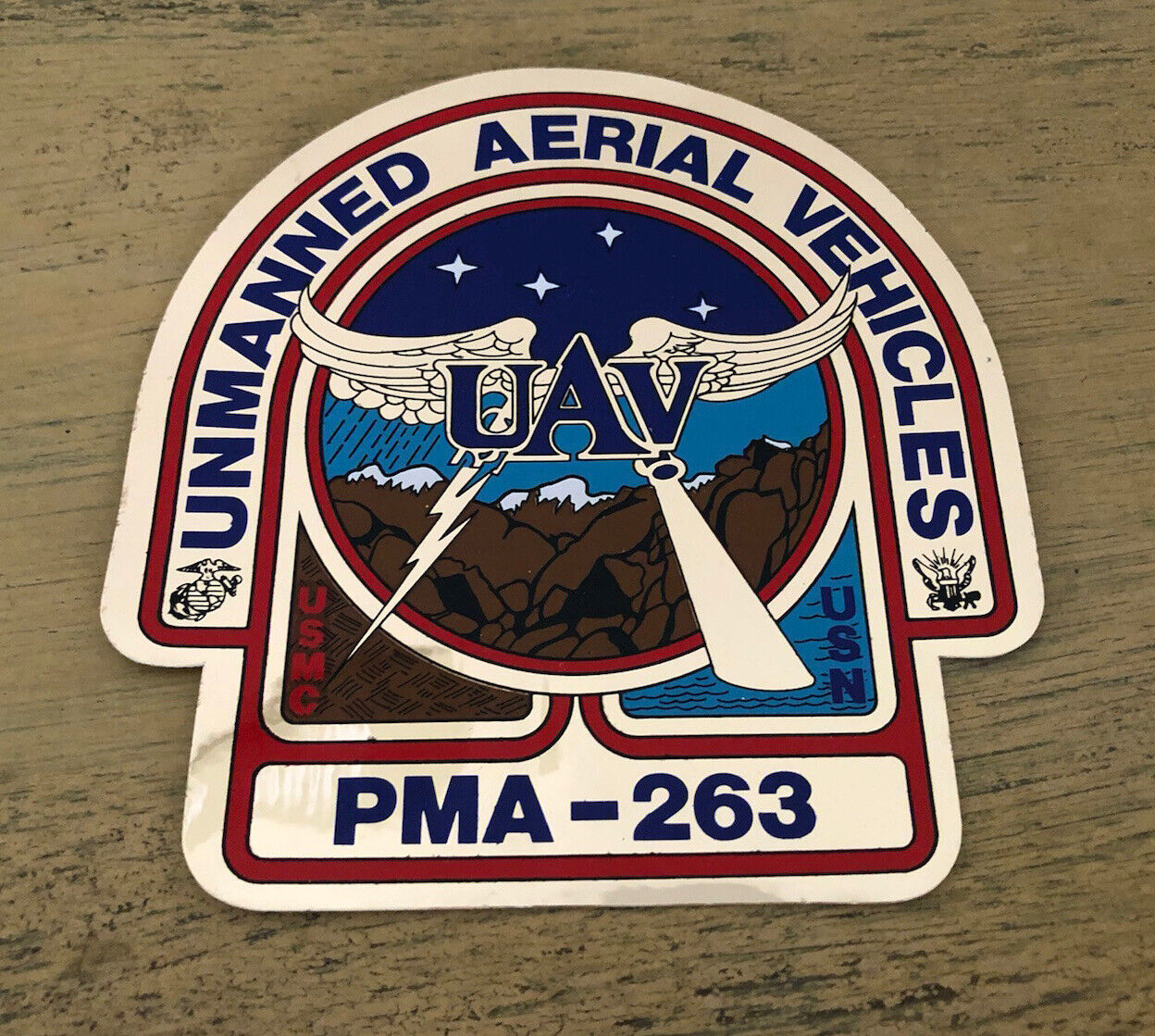 Unmanned Aerial Vehicles PMA 263 UAV Sticker
