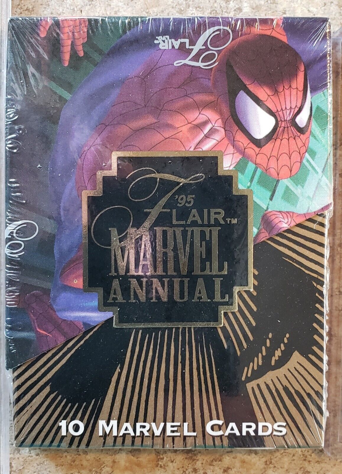 1995 Flair Marvel Annual, Spider-Man Variant, Factory Sealed.