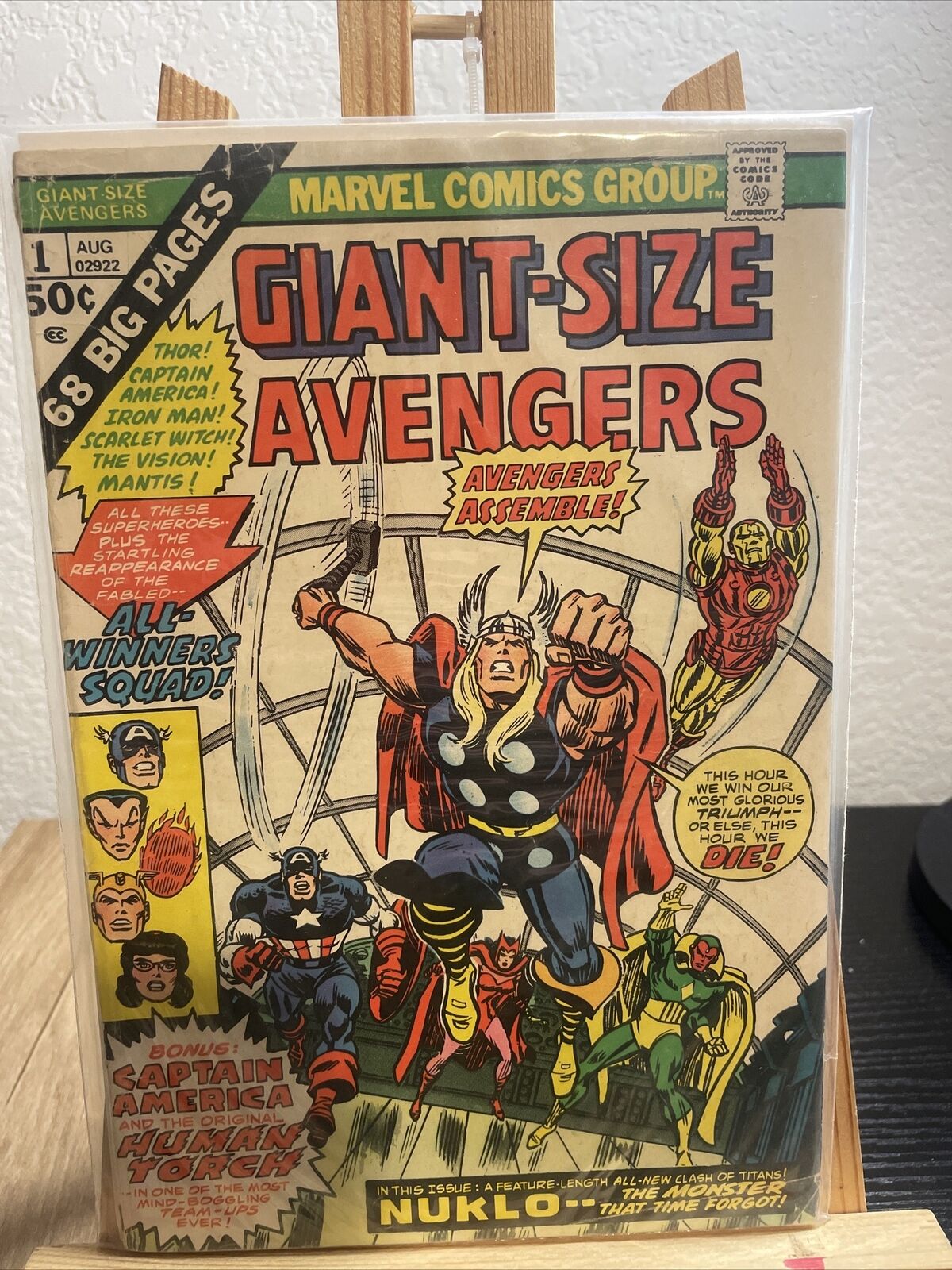 GIANT-SIZE AVENGERS # 1 2 3 4 5 Complete Series Lot of 5 VG+