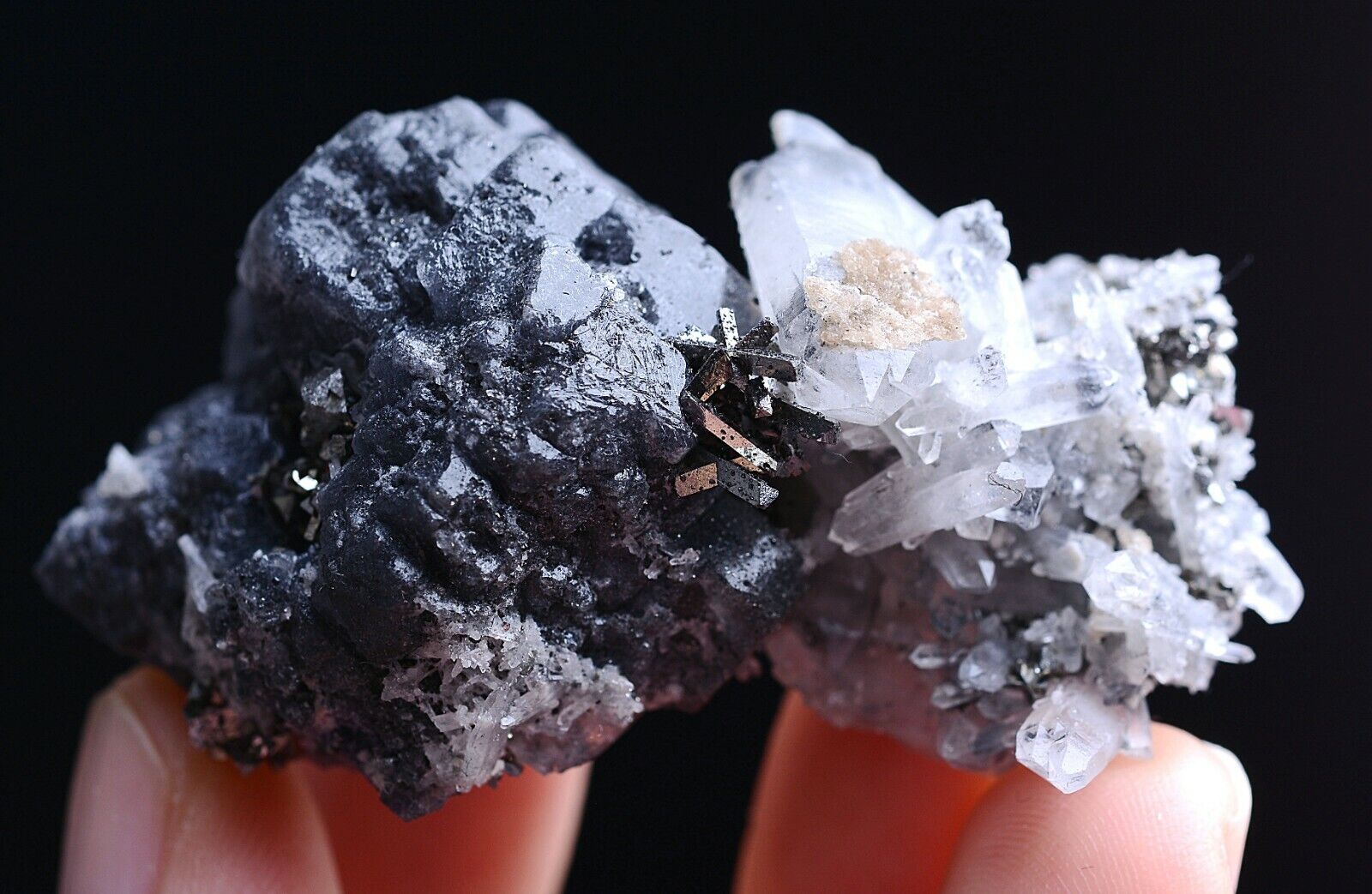 35g Natural Bismuthinite & Arsenopyrite Crystal Mineral Specimen/YaoGang  Xian