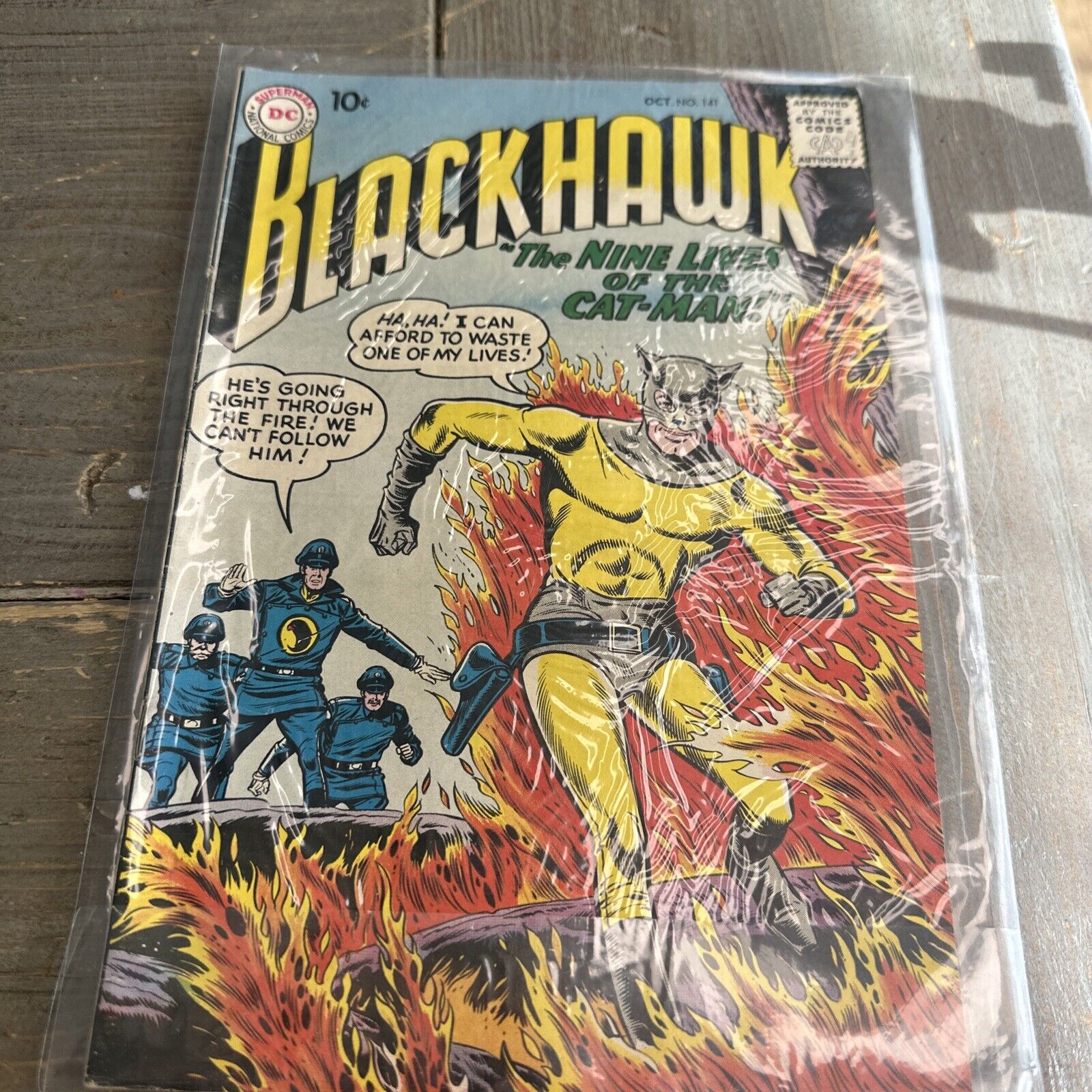 DC Comics 1959, Blackhawk #141, GD, The Cat-Man